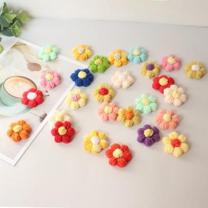 Crochet Yarn Flower Straw Bag – Momni Boutique