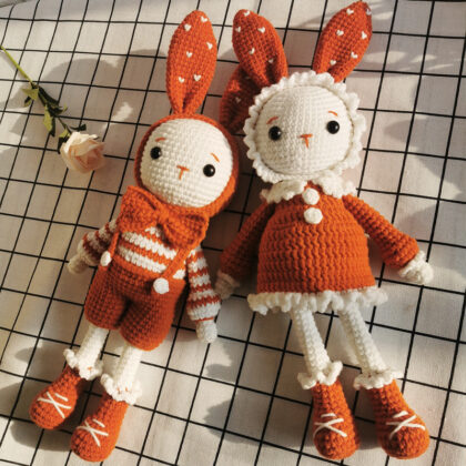 Crochet Yarn Handmade Dolls
